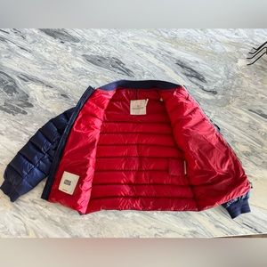 Navy blue, size 10, light weight down Moncler jacket